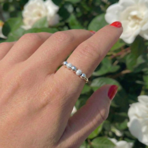 Ring Ilargia aus Silber