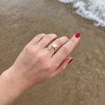Drehbarer Ring Stressabbau golden