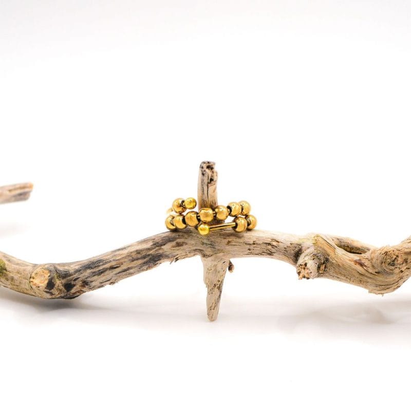 Rotierender Anti-Stress-Ring Aurora Gold