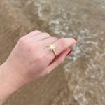 Anti-Stress-Ring golden Sonne