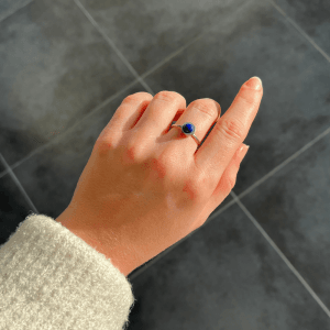 Ring Lapislazuli Frau Glück