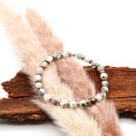 Armband Adèle Roségold aus Moos-Achat