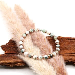 Armband Adèle Roségold aus Moos-Achat