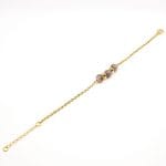 Kettenarmband Jeanne aus Botswana-Achat weißer Hintergrund