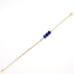Kettenarmband Regina aus Lapislazuli weißer Hintergrund
