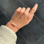 Armband Glück Rosenquarz