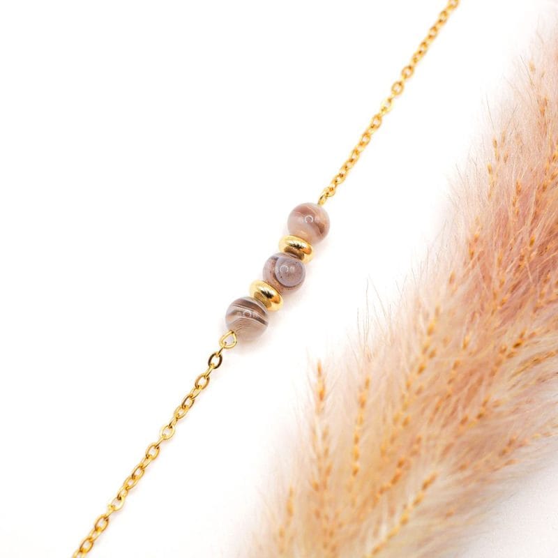 Armband Jeanne Faustine aus Botswana-Achat