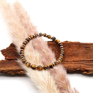 Armband Opaline Roségold aus Tigerauge