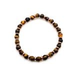 Armband Opaline Roségold aus Tigerauge weißer Hintergrund