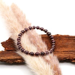 Armband Sophia Roségold aus Granat-Stein