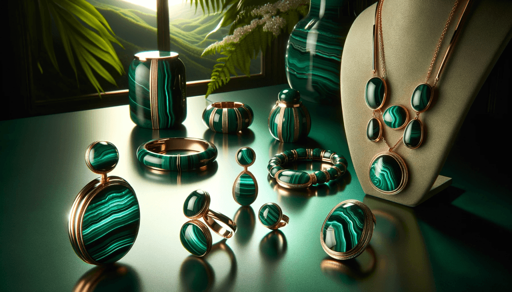Schmuck aus Malachit