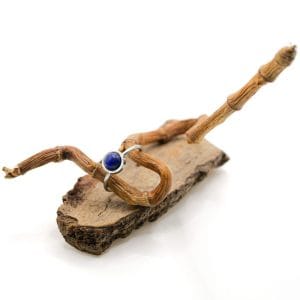 Ring Naturstein Lapislazuli Silber