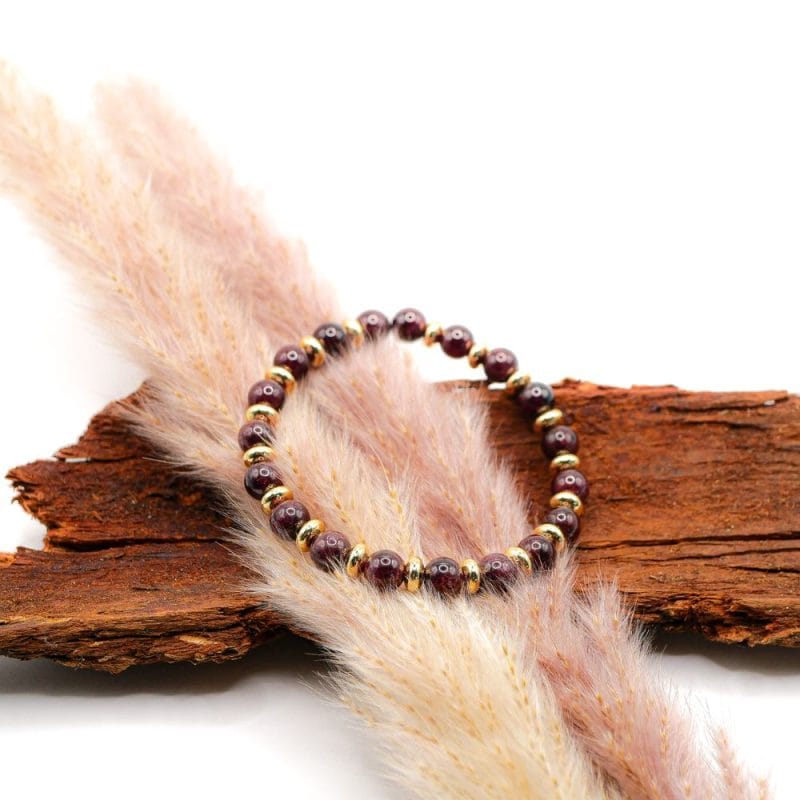 Armband Natursteine Granat