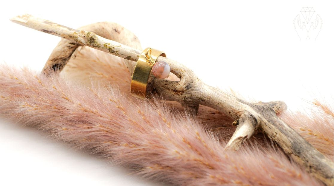 Die Achat-Gefahr: Eine Bedrohung für Umwelt und Sicherheit 11 Banner Goldener Charm-Ring Botswana-Achat