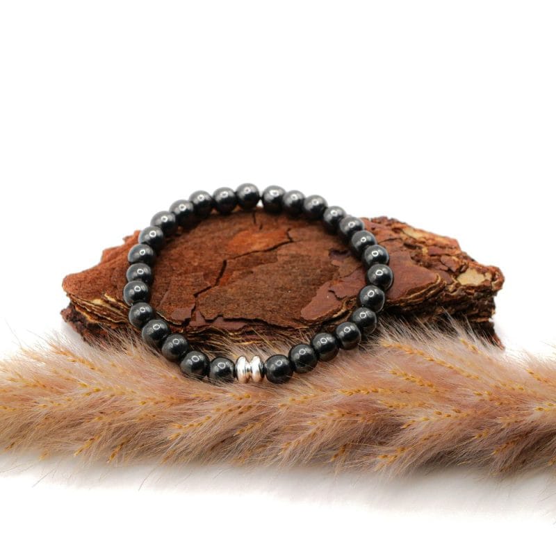 Armband Fiona Silber aus Hämatit