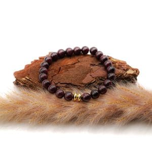 Armband Iris Gold aus Granat