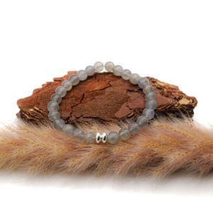Armband Lola Silber aus Labradorit
