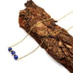 Halskette Diva Gold aus Lapislazuli