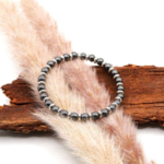 Armband Hématite aus Silber Eva