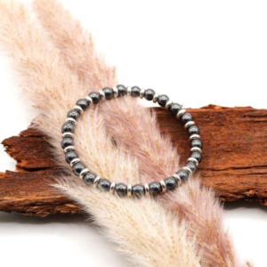 Natursteine reinigen und aufladen: Die Geheimnisse der Lithotherapie 8 Armband Hématite aus Silber Eva